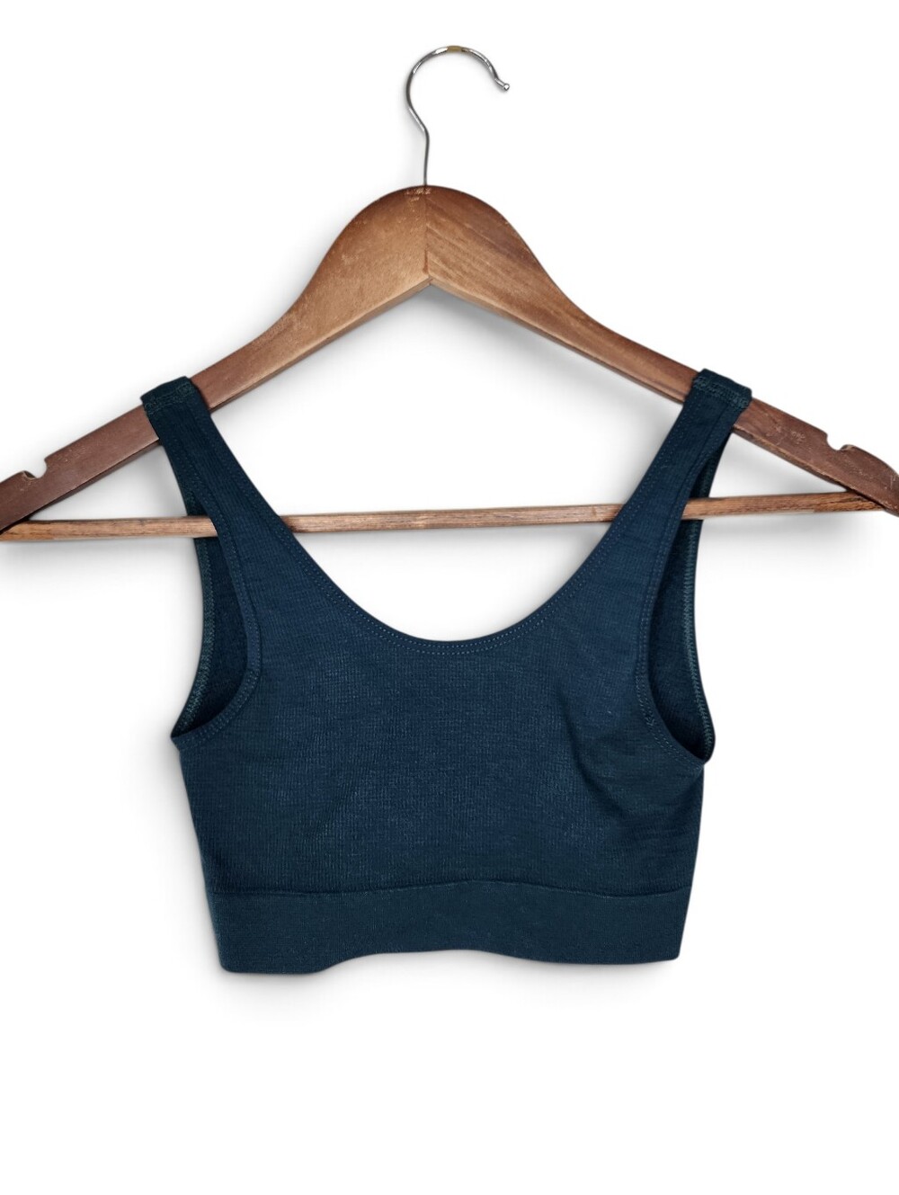Urban Outfitters Out From Under Markie Seamless Ribbed Bra in Dark Green Size S